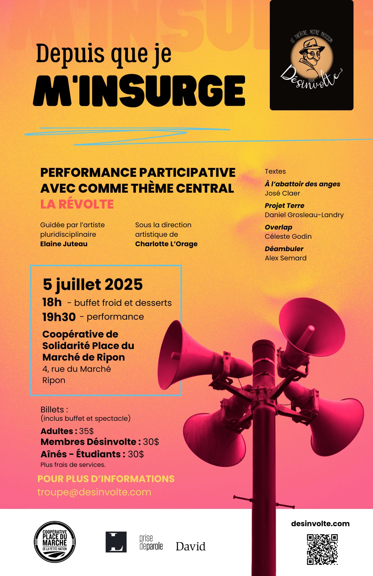 Ripon – Affiche – Depuis que je m’insurge